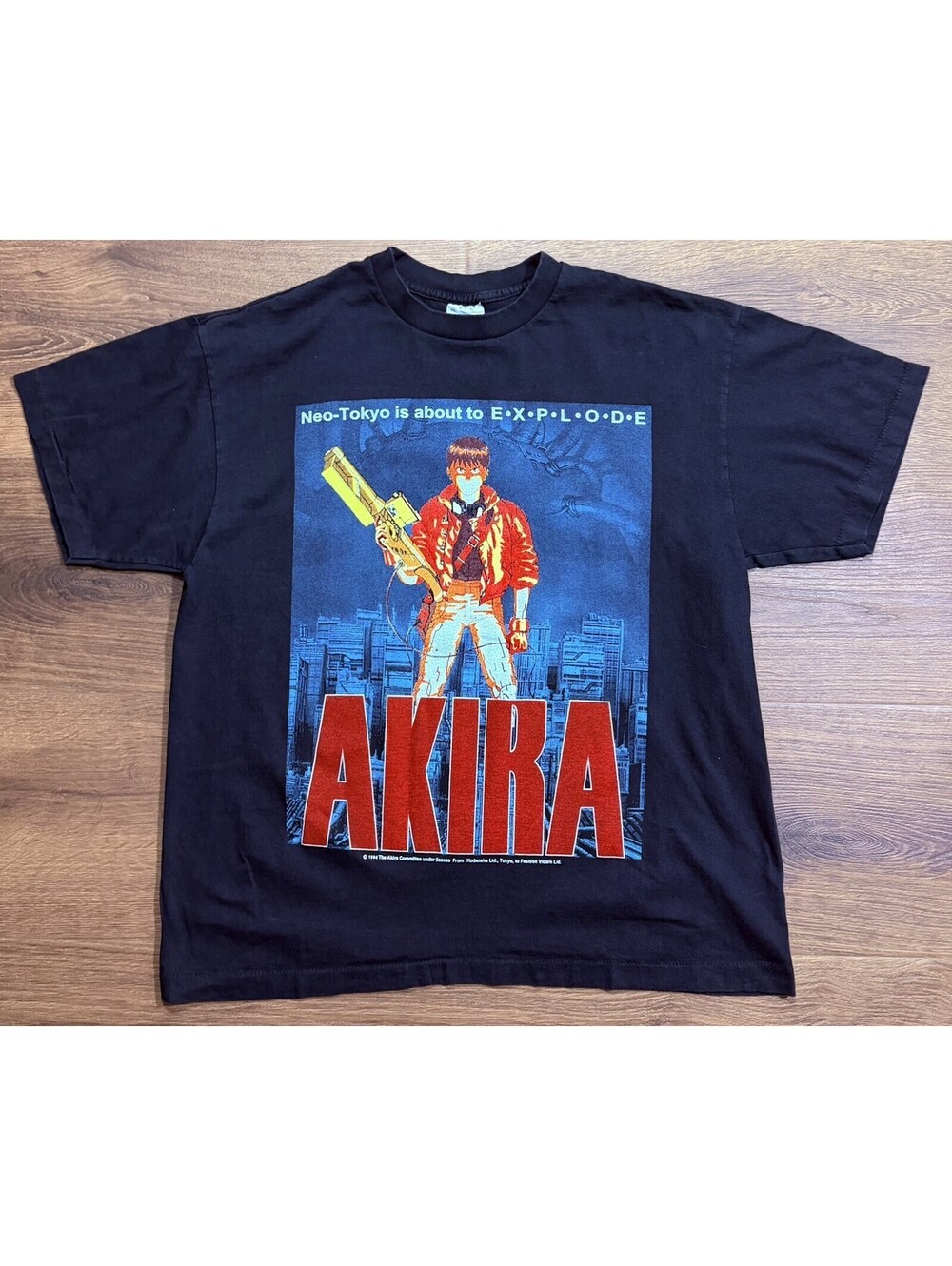 Vintage 1994 Akira Fashion Victim Kaneda Neo Tokyo Anime T Shirt XL Rare #15A